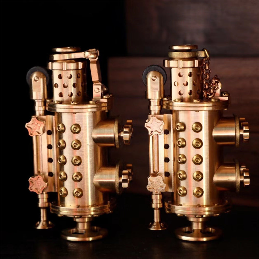 This Handmade Copper Punk Kerosene Lighter is an ideal choice for those who appreciate the art of lighter craftsmanship. Crafted from 100% copper, this lighter boasts a solid construction and is designed to provide optimal performance.
