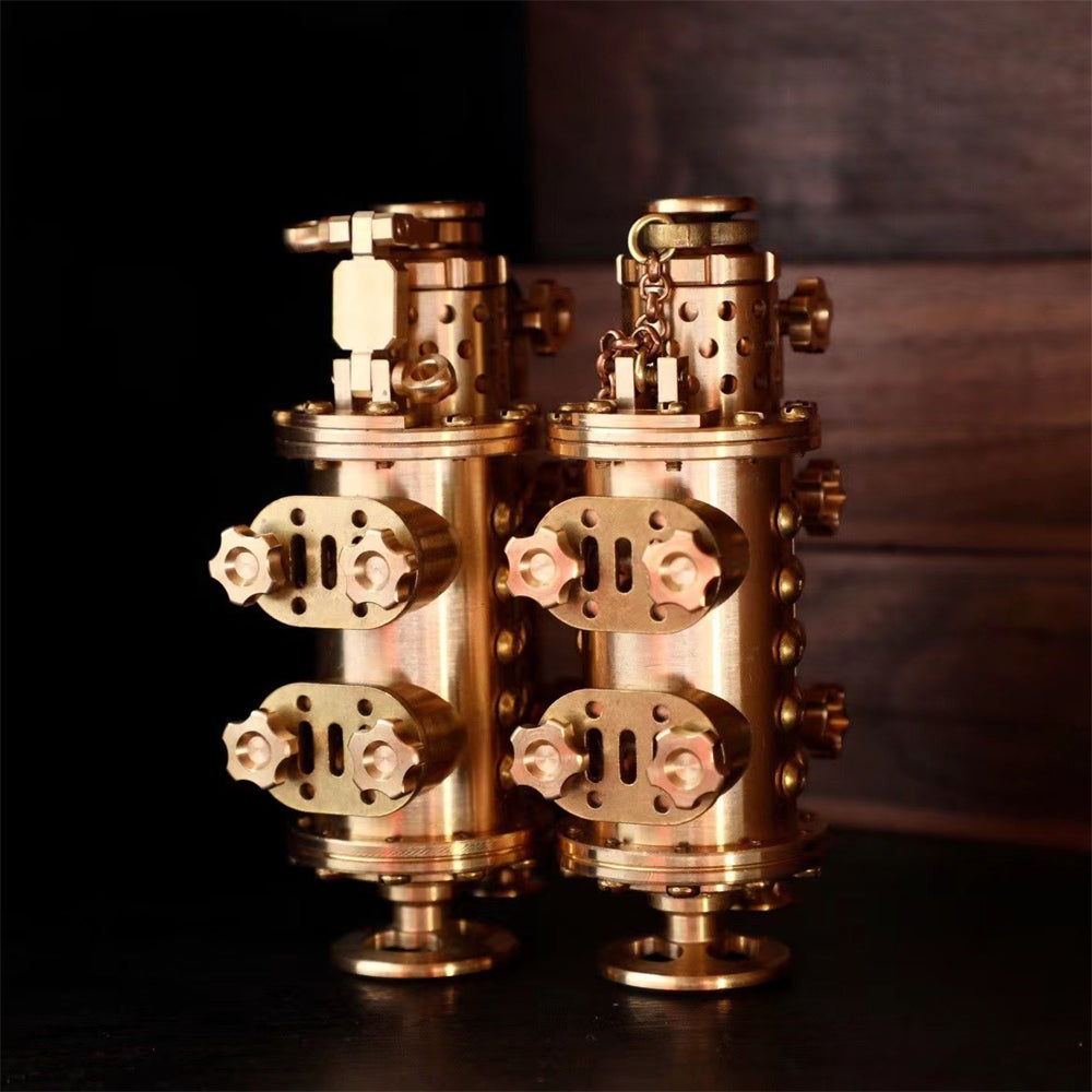This Handmade Copper Punk Kerosene Lighter is an ideal choice for those who appreciate the art of lighter craftsmanship. Crafted from 100% copper, this lighter boasts a solid construction and is designed to provide optimal performance.