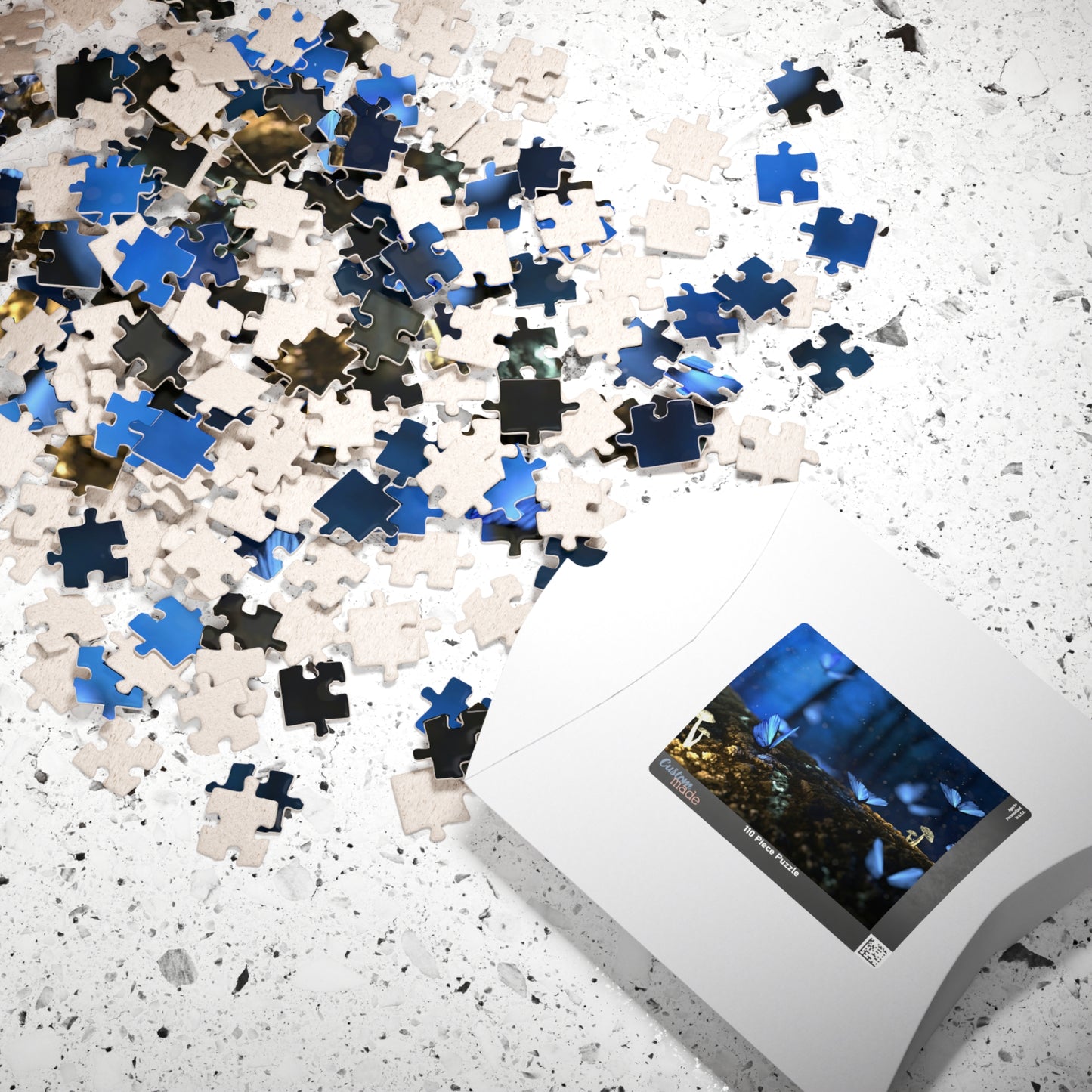 Indulge in the magical world of nature with our Glowing Mushrooms Blue Butterflies Puzzle. Designed with intricate details of glowing mushrooms and blue butterflies, this puzzle will transport you to a whimsical wonderland. Choose from 110 to 1014 pieces for a challenging yet relaxing experience. Perfect for any puzzle enthusiast looking for a touch of luxury in their leisure time.