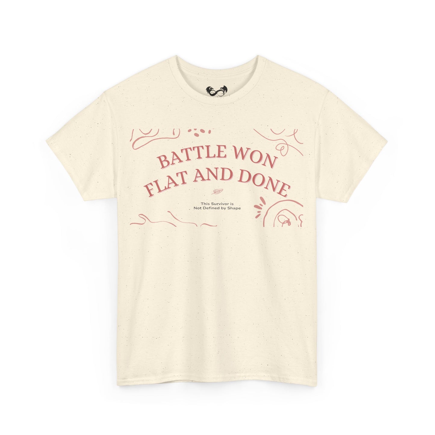 The Battle Won, Flat and Done Heavy Cotton Tee is the ultimate combination of style and comfort. Made with high-quality heavy cotton, this tee is durable and soft to the touch. Perfect for everyday wear or a night out, you'll always feel confident and ready to take on the day in this stylish tee.