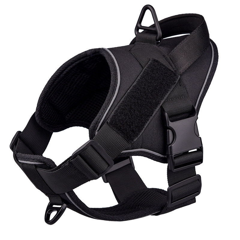 This harness is designed to be both safe and comfortable for your pet with reflective strips for visibility. Crafted from high-quality materials, it offers superior protection and durability so you can have peace of mind in any situation.