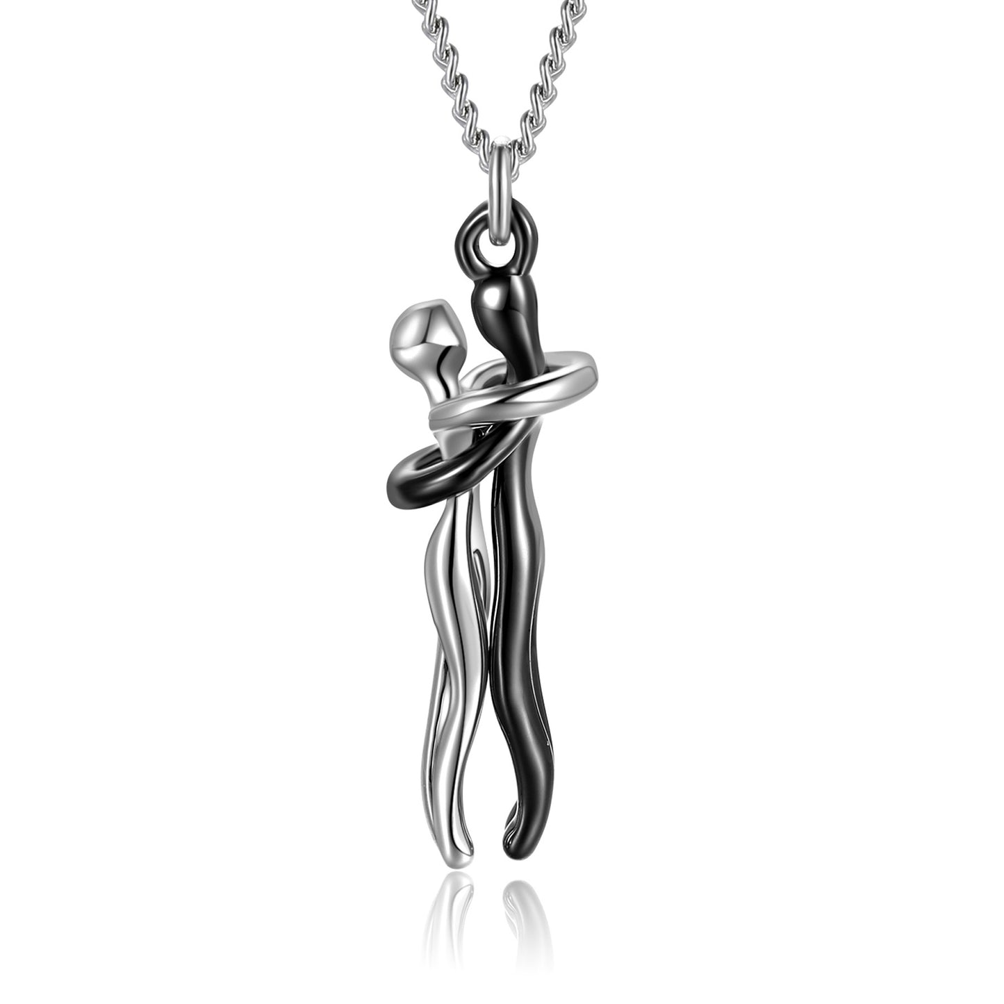 Give the gift of love this Valentine's Day with our Lovers Hugging Clavicle Necklaces! These unique necklaces represent the powerful love between two people and are the perfect token of affection for your special someone. Show your passion and devotion with this heartfelt gift.