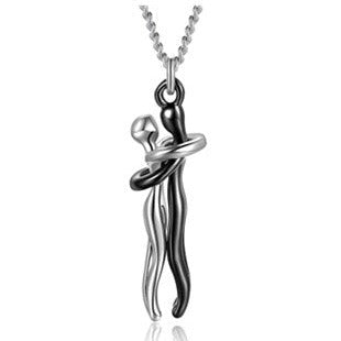 Give the gift of love this Valentine's Day with our Lovers Hugging Clavicle Necklaces! These unique necklaces represent the powerful love between two people and are the perfect token of affection for your special someone. Show your passion and devotion with this heartfelt gift.