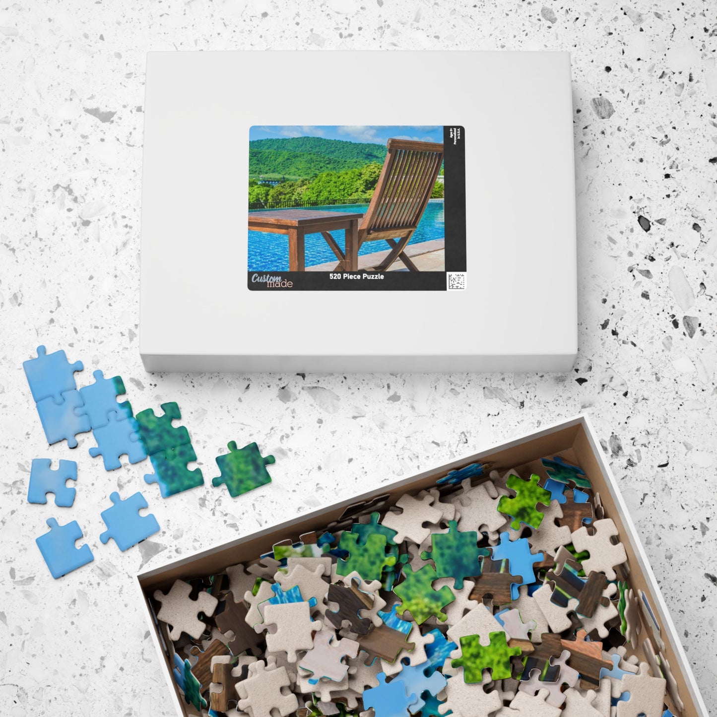 Sit back, relax, and puzzle your day away with our Sitting Around The Pool Puzzle. With 110 to 1014 pieces, this puzzle will keep you entertained for hours. Perfect for a lazy day by the pool or a fun night in, this puzzle is a must-have for any puzzle-lover!