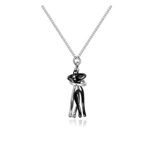 Give the gift of love this Valentine's Day with our Lovers Hugging Clavicle Necklaces! These unique necklaces represent the powerful love between two people and are the perfect token of affection for your special someone. Show your passion and devotion with this heartfelt gift.