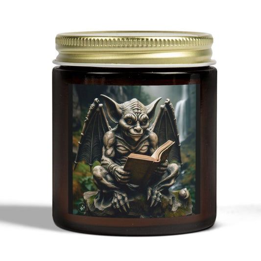 Transform your reading space into a cozy oasis with our Reading Gargoyle Scented Candles. Available in 4oz and 9oz, each candle features a unique scent that will enhance your reading experience and create a relaxing atmosphere.