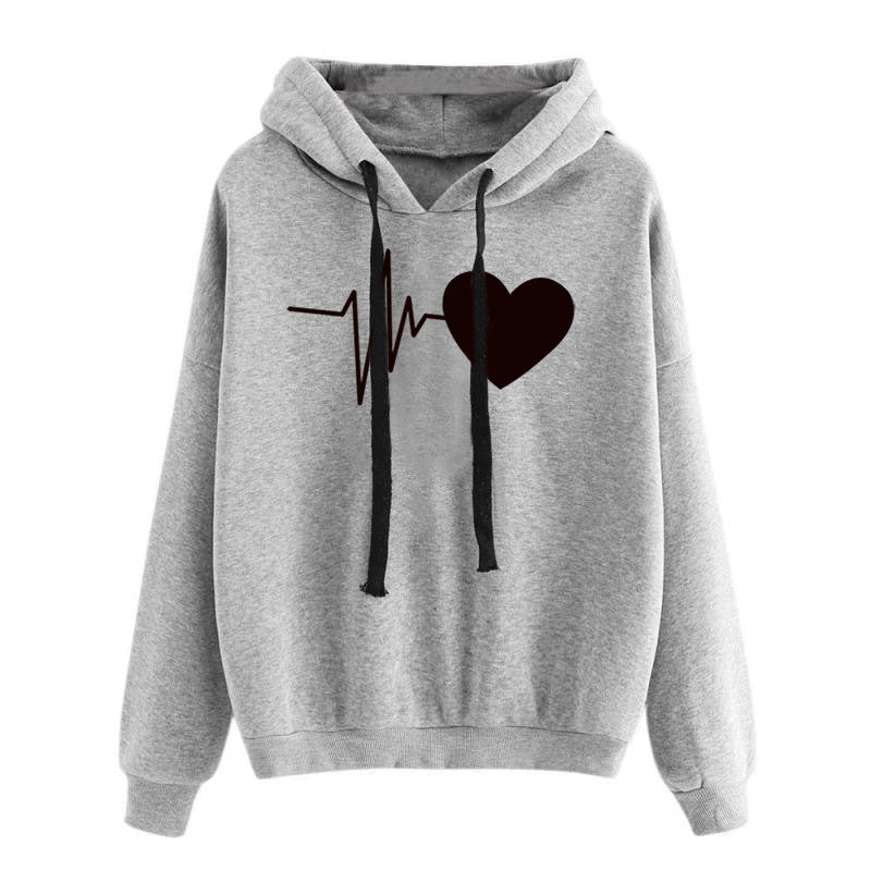 Experience the heartbeat of fashion with our Heart Beat Print Streetwear Hoodies. Keep your style on trend with this eye-catching design. Perfect for any casual or athletic occasion, this hoodie will keep you warm and stylish while showcasing your love for streetwear. Get ready to turn heads wherever you go with this must-have piece!