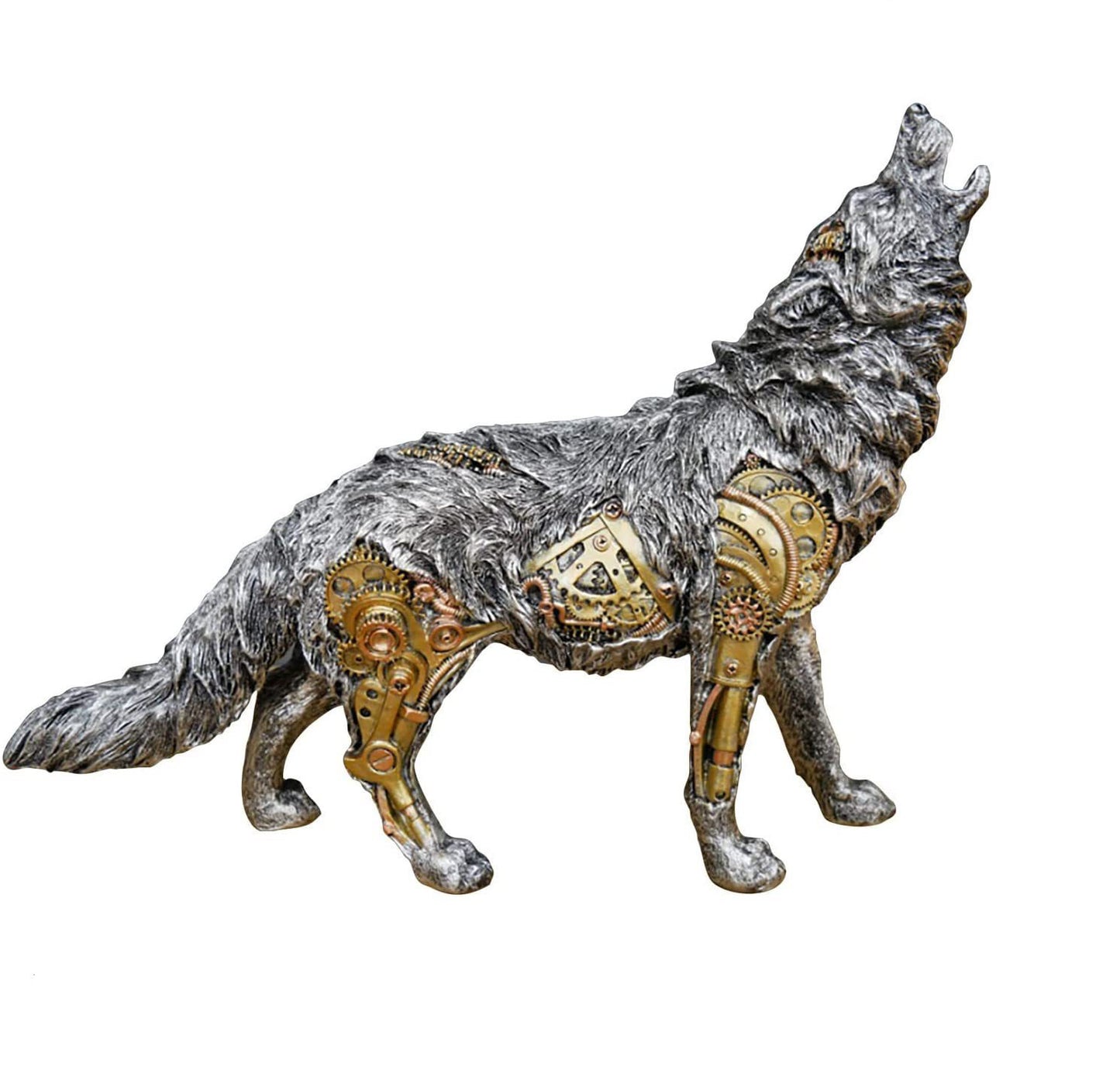 Transform your home into a whimsical steam punk paradise with these Mechanical Steam Punk Resin Statues. These statues will add a touch of industrial charm to any room, making them perfect for any steam punk enthusiast.