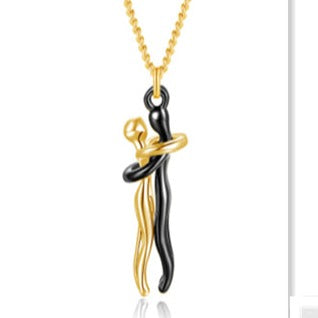 Give the gift of love this Valentine's Day with our Lovers Hugging Clavicle Necklaces! These unique necklaces represent the powerful love between two people and are the perfect token of affection for your special someone. Show your passion and devotion with this heartfelt gift.