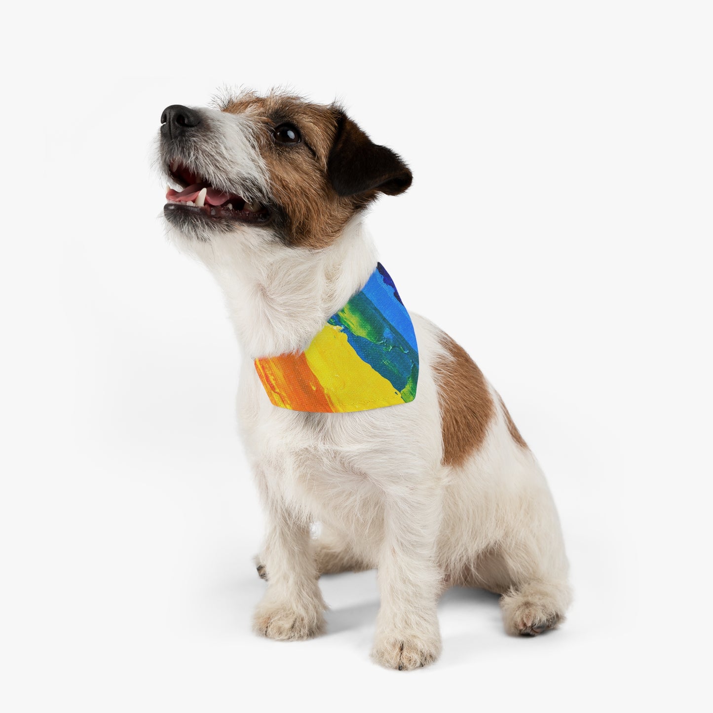 The pet bandana collar puts a fun spin on standard animal accessories. It is made of polyester duck fabric and is sublimation printable on one side. The bandana collar is available in three sizes to fit any pet.