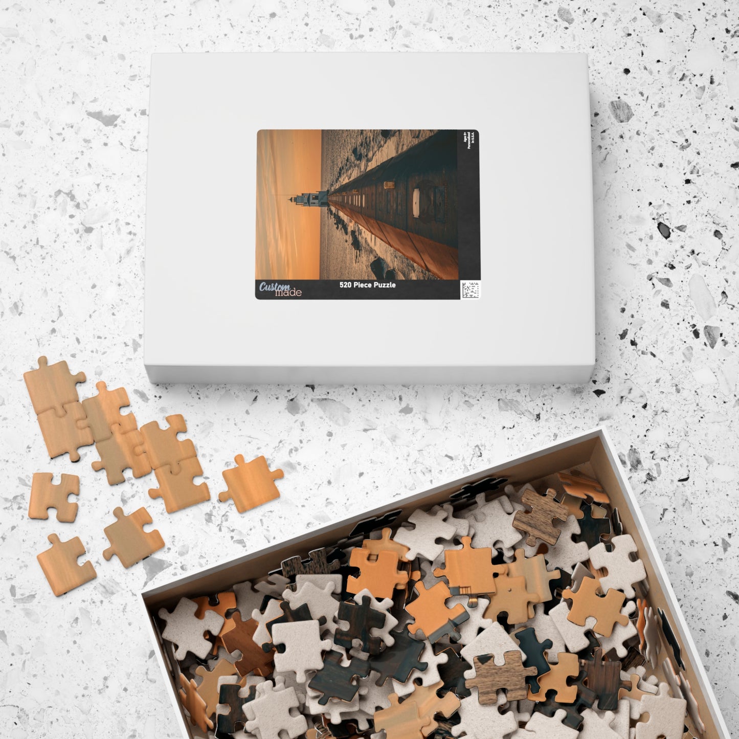 Create a serene and meditative atmosphere with our Light House Pathway Puzzle. Each piece is carefully crafted to fit together, revealing a stunning lighthouse pathway scene. With 110 to 1014 pieces, this premium puzzle will provide hours of relaxation and satisfaction. Perfect for puzzle enthusiasts and art lovers alike.