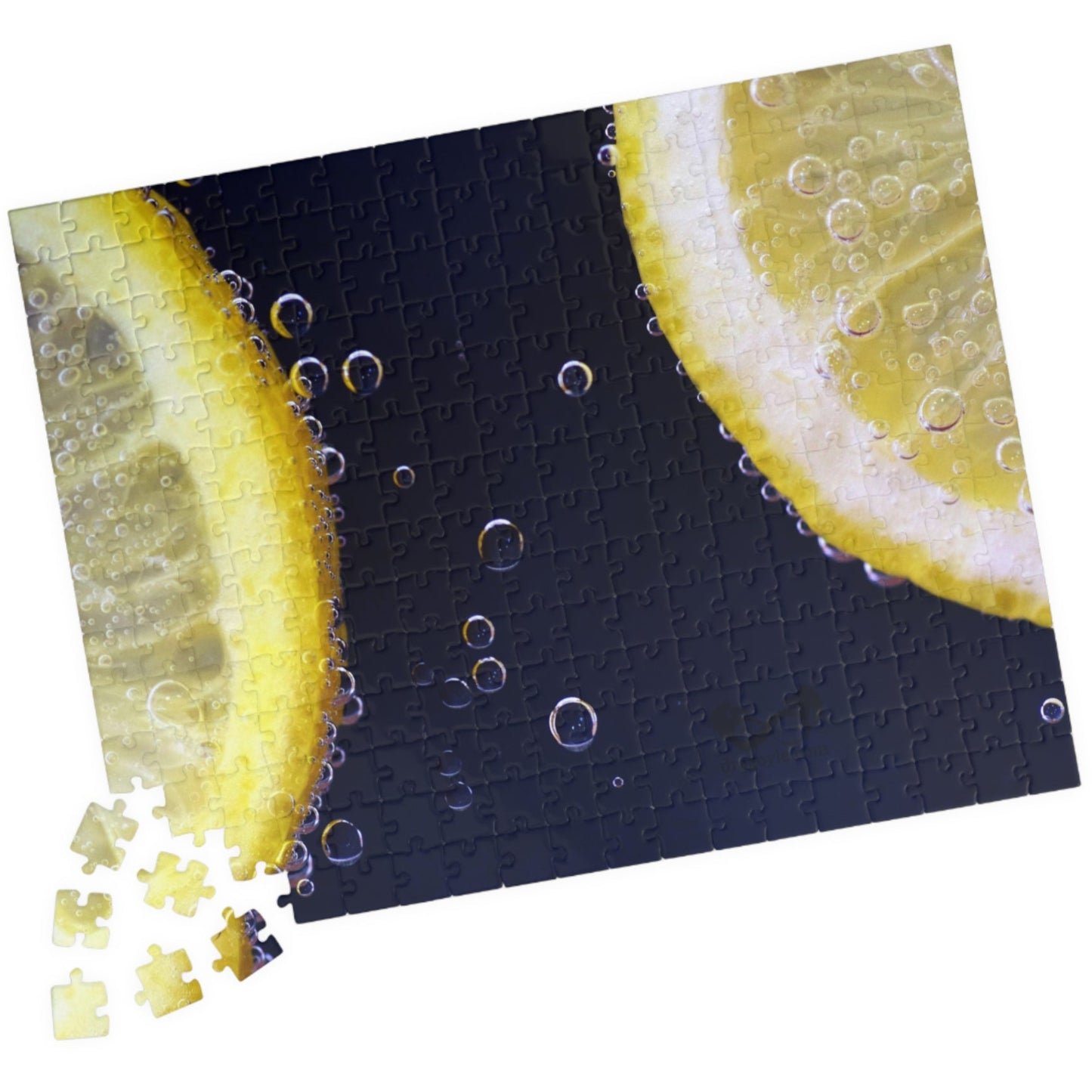 Indulge in a burst of citrus with our Bubbly Lemon Slices Puzzle! With 110 to 1014 pieces, this puzzle will challenge your mind and relax your soul. Perfect for puzzle lovers, the vibrant lemon slices will brighten up any room. Bring home a slice of joy today!