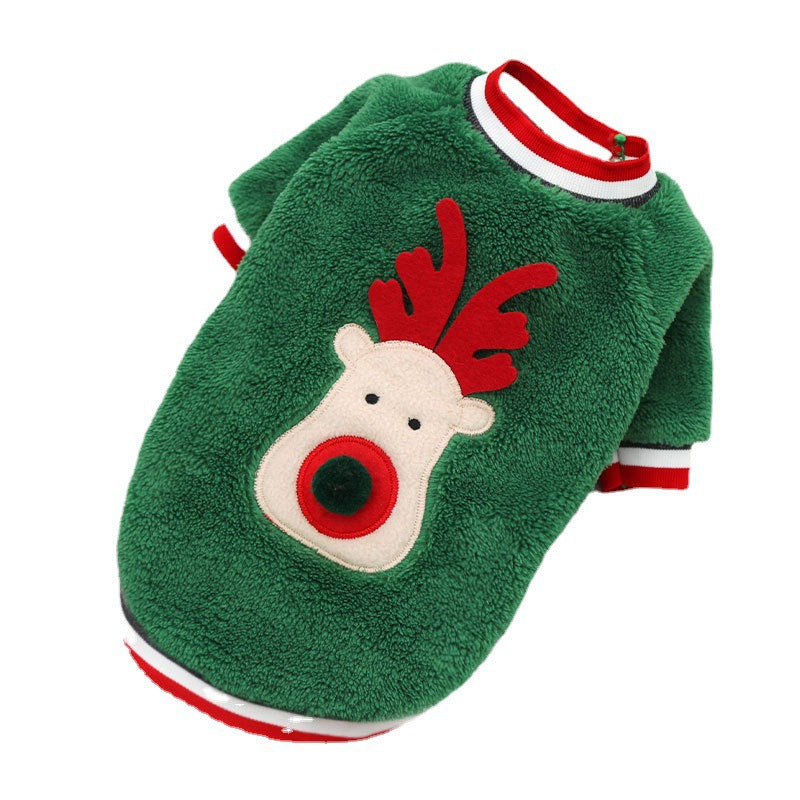 Stay warm and stylish this holiday season with this cozy Comfy Fleece Christmas Pet Sweater! Made with a fleece material, it's sure to keep your pet nice and toasty as they trot through the winter wonderland. Deck your furry friend out for the festive season!