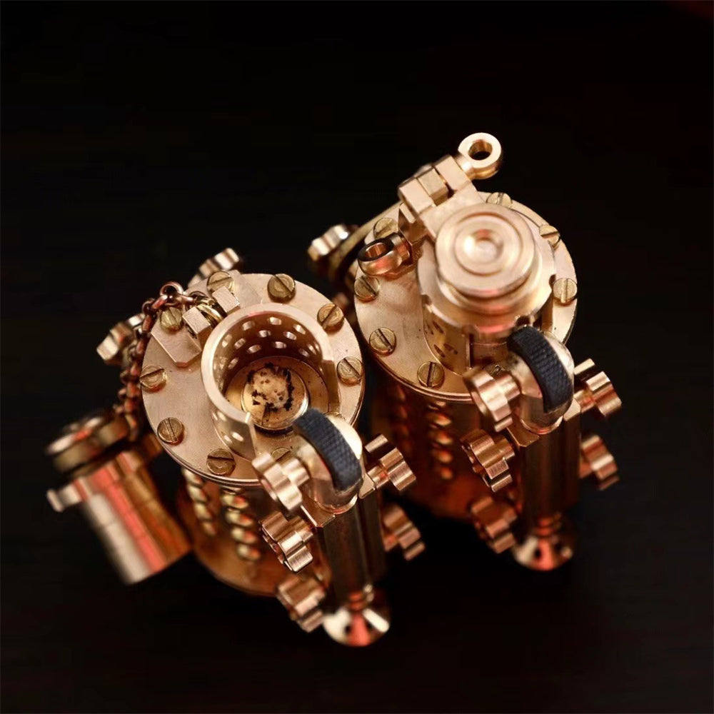 This Handmade Copper Punk Kerosene Lighter is an ideal choice for those who appreciate the art of lighter craftsmanship. Crafted from 100% copper, this lighter boasts a solid construction and is designed to provide optimal performance.