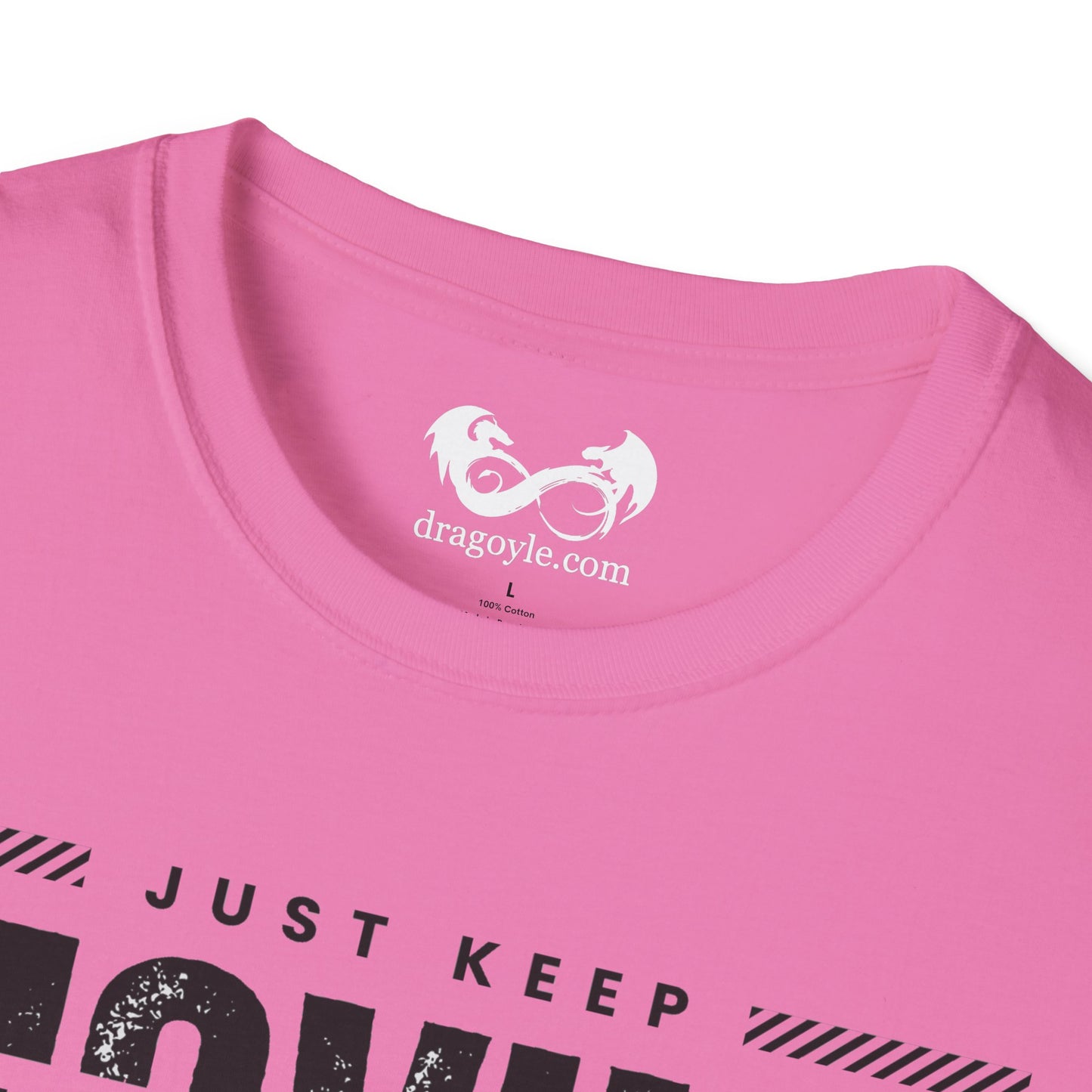 This unisex t-shirt is a canvas for self-expression, crafted for those who embrace resilience. With the phrase "Just Keep Moving Forward - Cancer Survivor" emblazoned across the chest, it celebrates strength and spirit.
