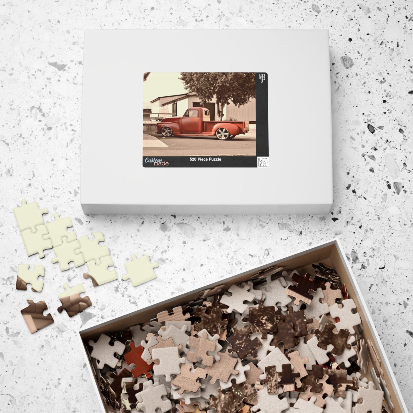 Experience nostalgia and challenge your mind with our Classic Chevrolet Truck Puzzle. With 110 to 1014 pieces, this timeless puzzle features a stunning image of a classic Chevrolet truck. Perfect for puzzle enthusiasts and car lovers alike, it makes a great addition to any puzzle collection.