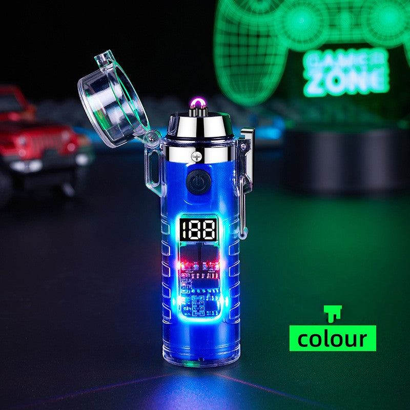Be prepared with this attractive and reliable Dual Arc USB Charging Lighter. This waterproof lighter is easily rechargeable via USB and is perfect for any bug out bag, emergency supplies, or camping and hiking trips.