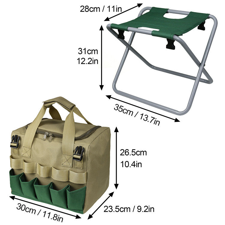 any corner of your garden with our Detachable Foldable Large Capacity Garden Stool. Its simple and convenient detachable and foldable design allows for easy transportation and storage. With a large capacity, it's perfect for taking a break and enjoying your beautiful garden.