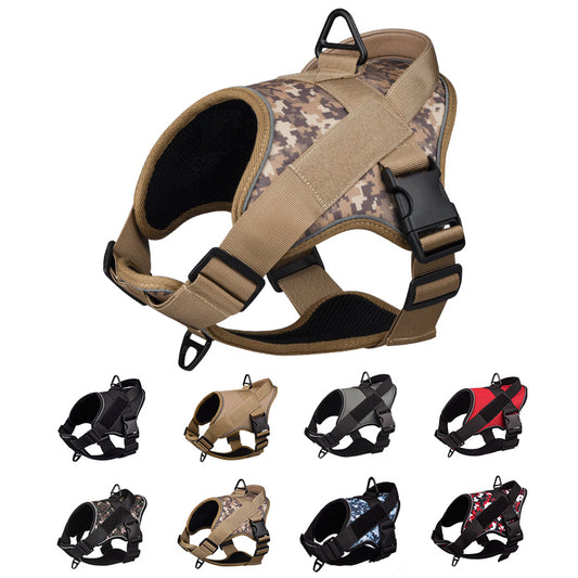 This harness is designed to be both safe and comfortable for your pet with reflective strips for visibility. Crafted from high-quality materials, it offers superior protection and durability so you can have peace of mind in any situation.