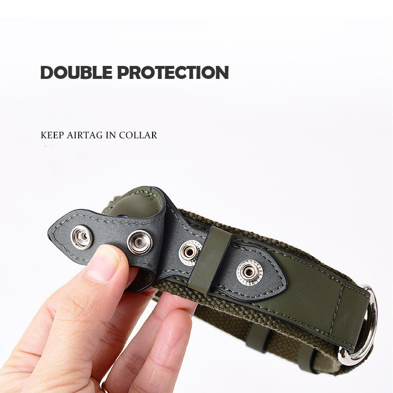 Protective Leather Airtag Cover Pet Collar. Keep your furry pal safe and secure with this luxurious cover that'll make them look paw-sitively good.