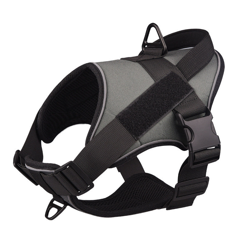 This harness is designed to be both safe and comfortable for your pet with reflective strips for visibility. Crafted from high-quality materials, it offers superior protection and durability so you can have peace of mind in any situation.