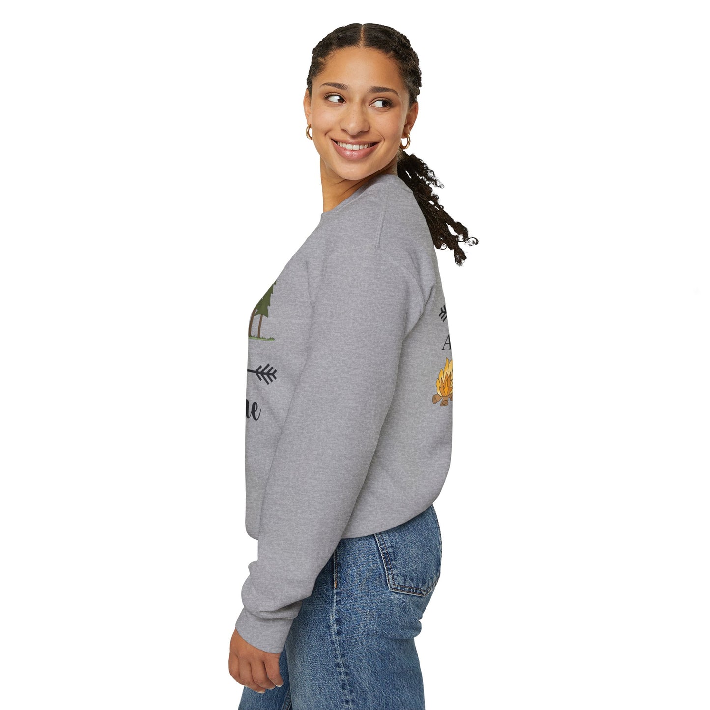 Experience the comforting warmth and camaraderie of a cozy campfire with our Life is Better Around the Campfire sweatshirt. Made with heavy blend fabric, it's perfect for cool evenings spent in the great outdoors. Get yours now and make every camping trip even more memorable!