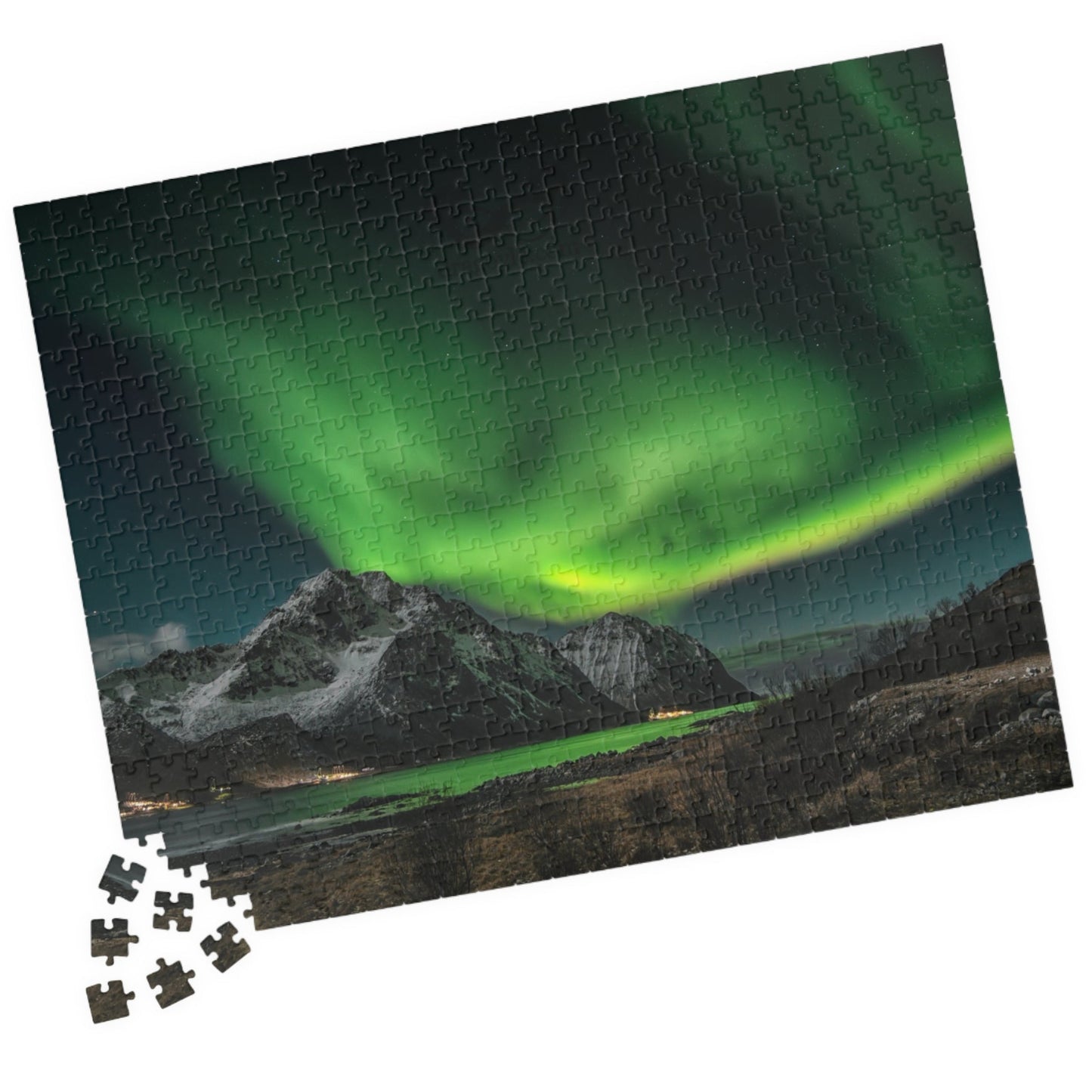 Indulge in a luxurious puzzle experience with Those Northern Lights. With 110 to 1014 pieces, this puzzle captures the beauty of the Northern Lights and provides hours of entertainment. Its exquisite design and high-quality pieces make it a must-have for any puzzle enthusiast. Escape into the enchanting world of the Northern Lights with this exclusive puzzle.