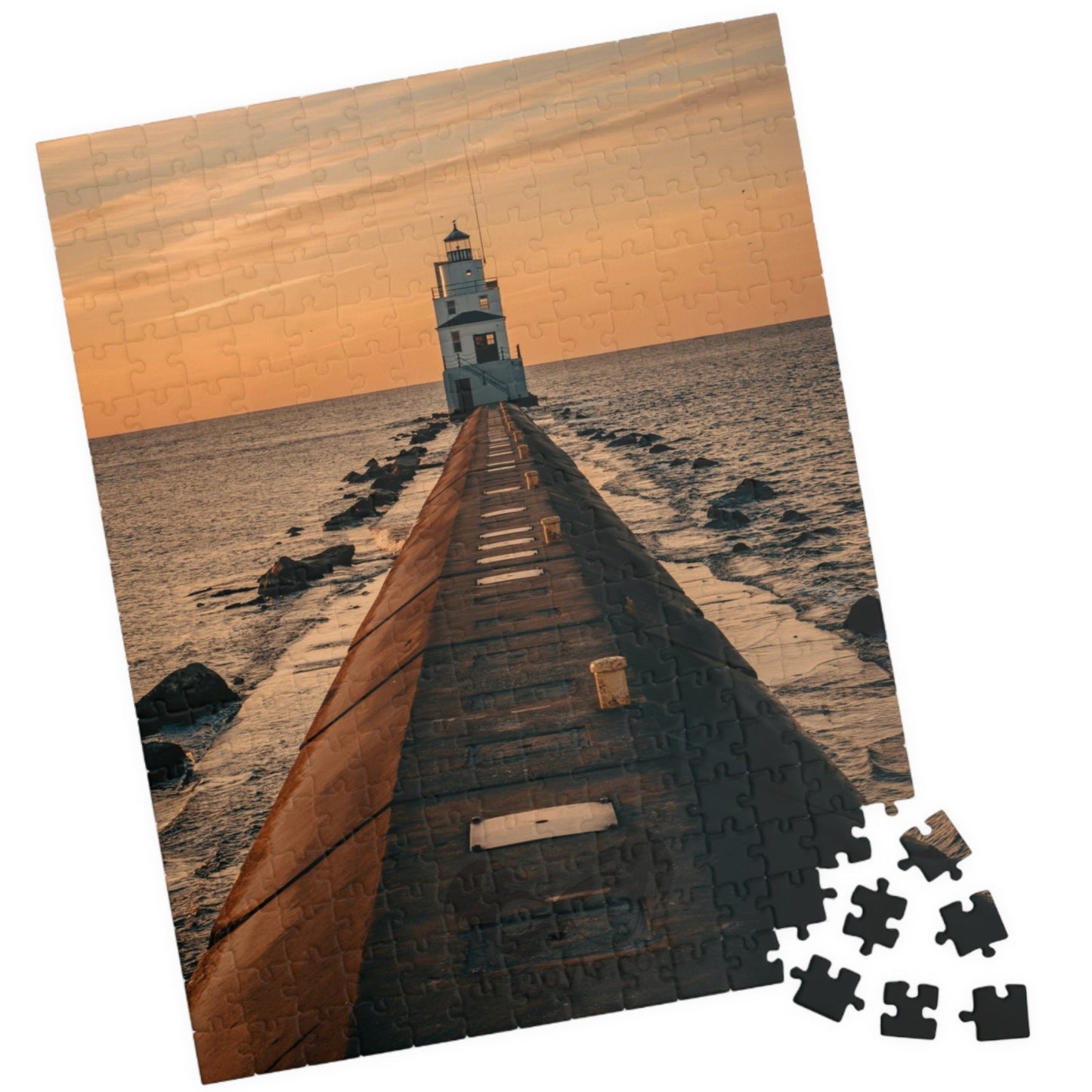 Create a serene and meditative atmosphere with our Light House Pathway Puzzle. Each piece is carefully crafted to fit together, revealing a stunning lighthouse pathway scene. With 110 to 1014 pieces, this premium puzzle will provide hours of relaxation and satisfaction. Perfect for puzzle enthusiasts and art lovers alike.