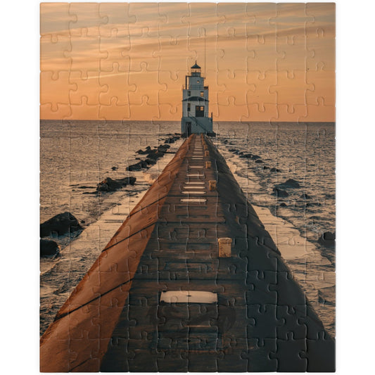 Create a serene and meditative atmosphere with our Light House Pathway Puzzle. Each piece is carefully crafted to fit together, revealing a stunning lighthouse pathway scene. With 110 to 1014 pieces, this premium puzzle will provide hours of relaxation and satisfaction. Perfect for puzzle enthusiasts and art lovers alike.