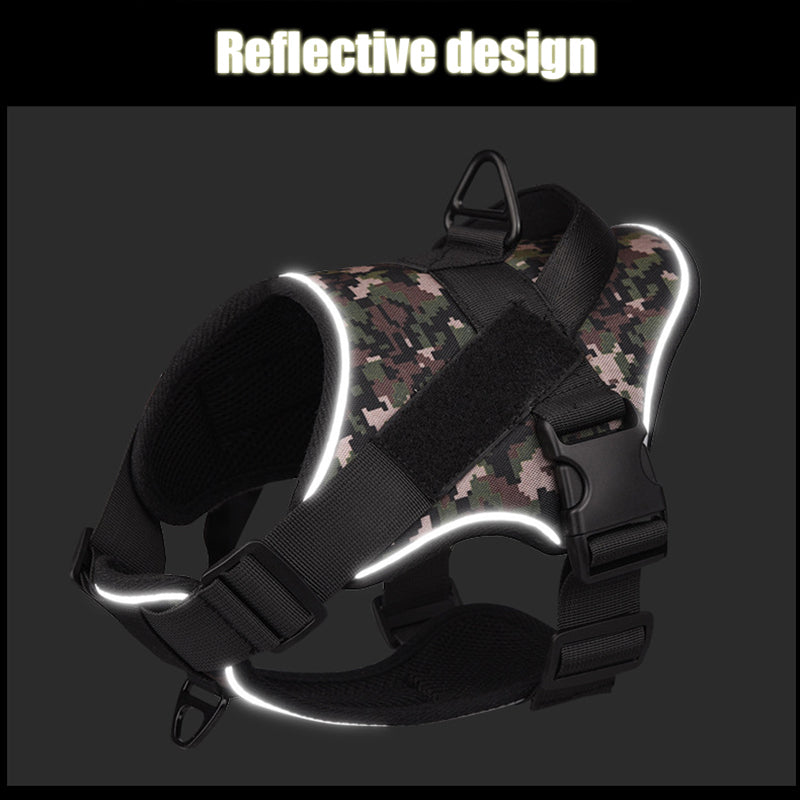 This harness is designed to be both safe and comfortable for your pet with reflective strips for visibility. Crafted from high-quality materials, it offers superior protection and durability so you can have peace of mind in any situation.