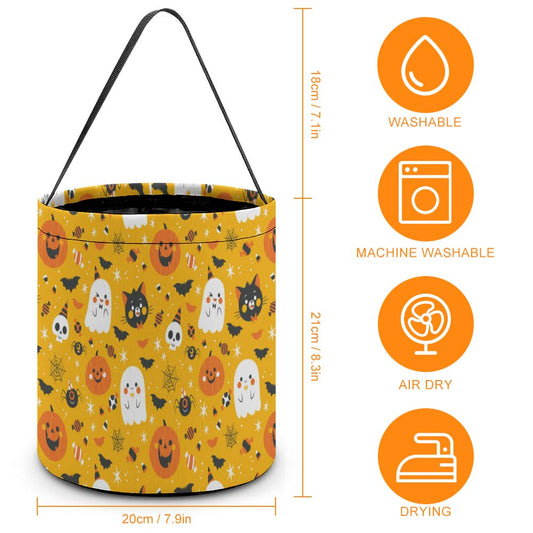 Make this Halloween unforgettable with our Large Trick or Treat Candy Bag. Designed to hold plenty of treats, its spacious size ensures no candy gets left behind. Durable and easy to carry, this bag is perfect for kids on a night of fun and adventure. Get ready to collect all your favorite sweets in style and comfort!