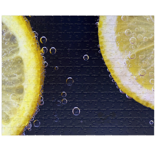 Indulge in a burst of citrus with our Bubbly Lemon Slices Puzzle! With 110 to 1014 pieces, this puzzle will challenge your mind and relax your soul. Perfect for puzzle lovers, the vibrant lemon slices will brighten up any room. Bring home a slice of joy today!