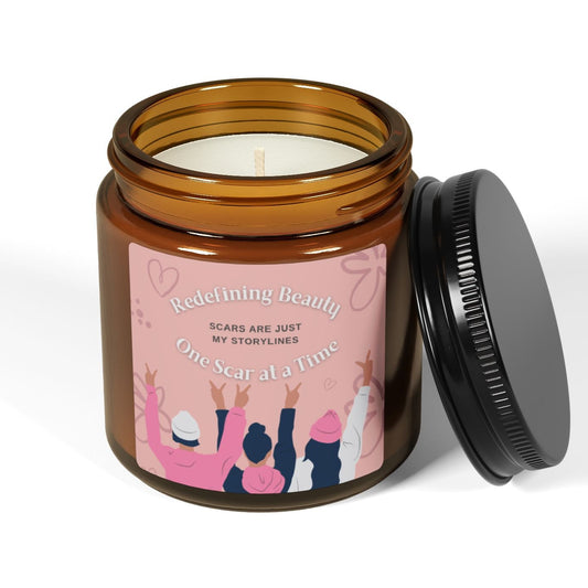 Transform your space with the comforting aroma of our Scars Are Just My Storyline Scented Soy Candles. Made from high-quality soy wax, our candles are carefully crafted to provide a long-lasting burn and fill your home with a warm, soothing fragrance. Embrace your Cancer story and relax with our unique candle blend.