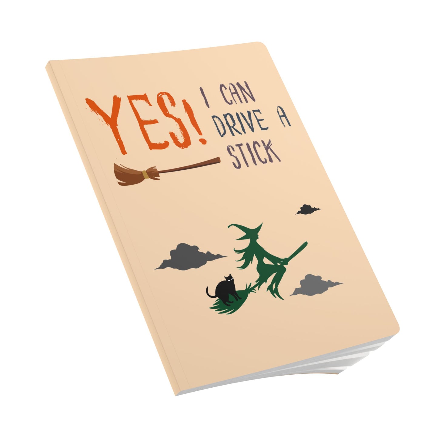 Embrace your bold spirit with the Yes I Can Drive A Stick Softcover Journal. Perfect for those who live life on their own terms, this sleek, portable journal invites you to capture daring ideas, notes, and plans.