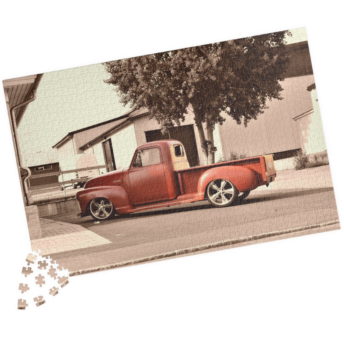 Experience nostalgia and challenge your mind with our Classic Chevrolet Truck Puzzle. With 110 to 1014 pieces, this timeless puzzle features a stunning image of a classic Chevrolet truck. Perfect for puzzle enthusiasts and car lovers alike, it makes a great addition to any puzzle collection.