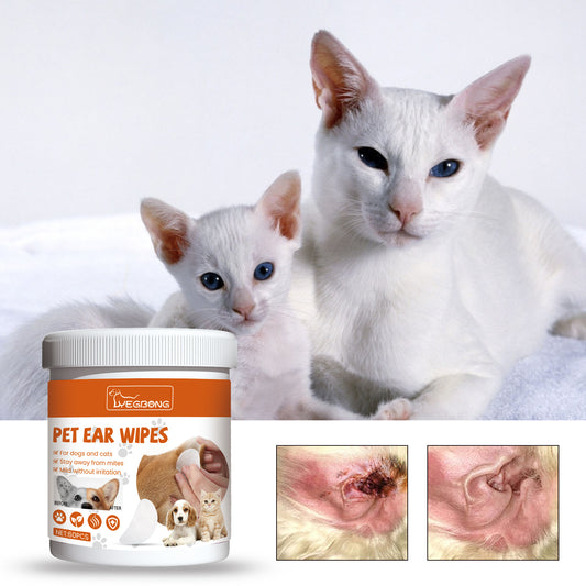Keep your pet’s ears fresh and clean with these Deodorizing Pet Earwax Cleansing Wipes. Designed to gently remove earwax and neutralize odors, they promote healthy ear hygiene without irritation.