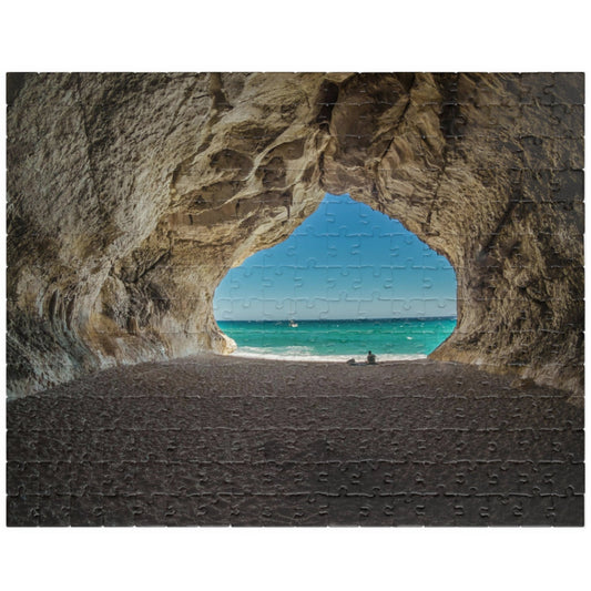 Unleash your inner adventurer with our Cave At The Beach puzzle! This quirky puzzle features 110 to 1014 pieces that will challenge and entertain you for hours. Escape to the beach and get lost in the beautiful and mysterious cave depicted in this puzzle.