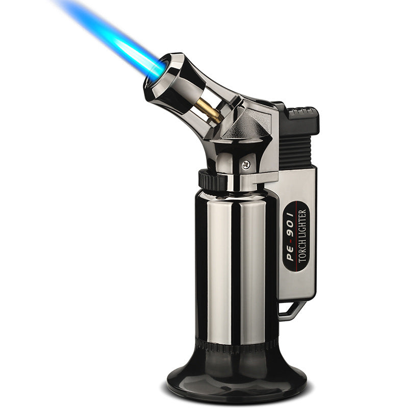 Discover the power of heat with this Powerful Metal Butane Lighter. This sleek lighter is made of durable metal, making it perfect for lighting up any situation with ease and convenience. Let the possibilities ignite with just the press of a button!
