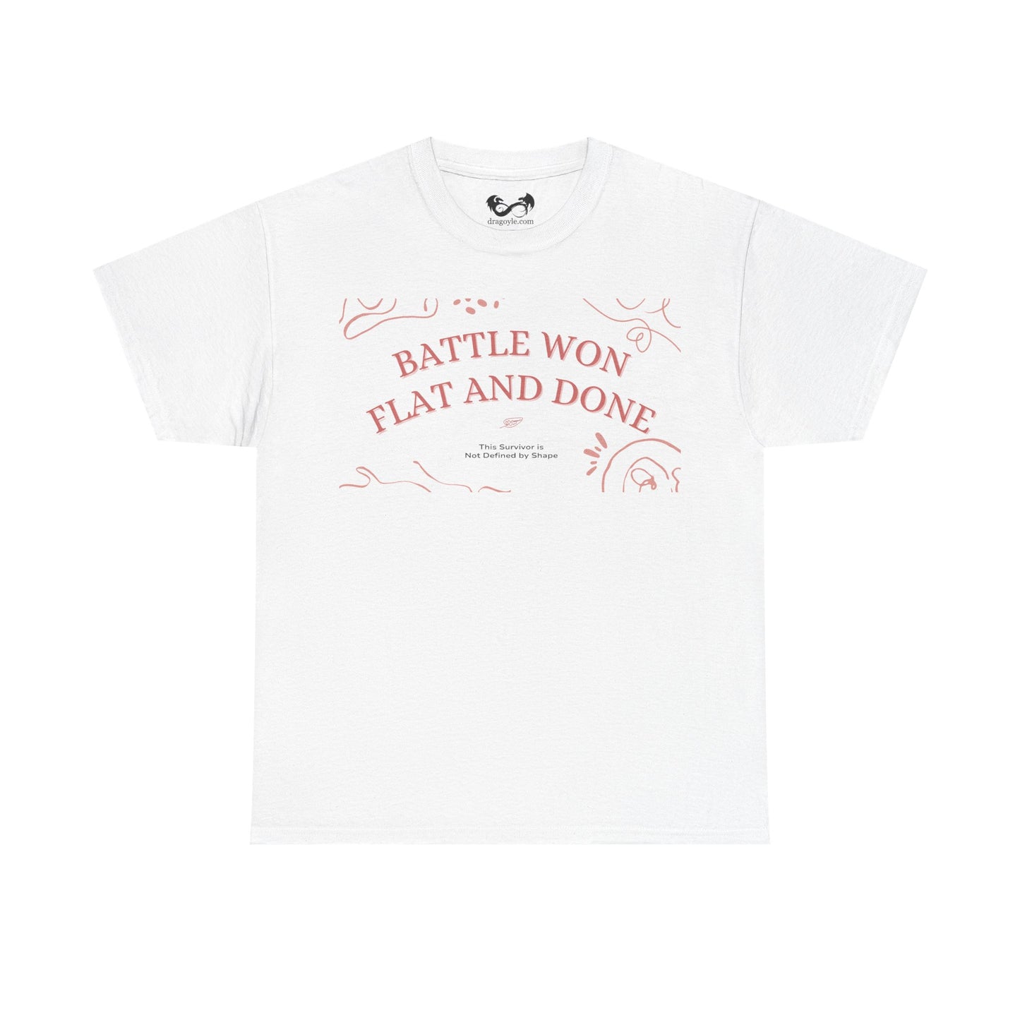 The Battle Won, Flat and Done Heavy Cotton Tee is the ultimate combination of style and comfort. Made with high-quality heavy cotton, this tee is durable and soft to the touch. Perfect for everyday wear or a night out, you'll always feel confident and ready to take on the day in this stylish tee.