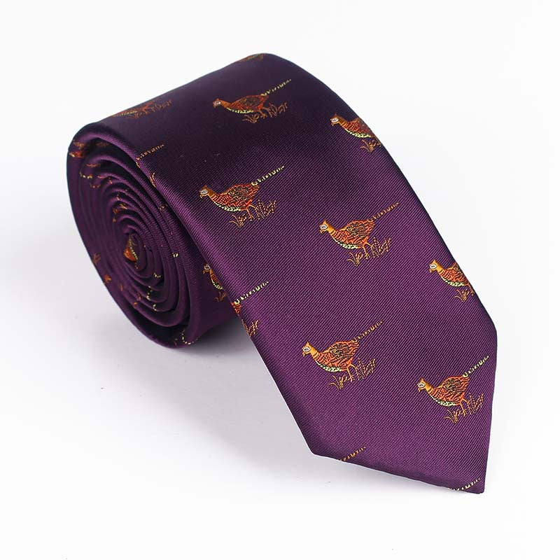 Handsome Bird Multi Colored Tie