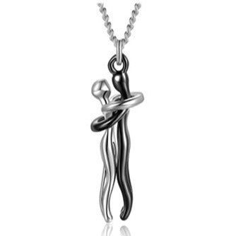 Give the gift of love this Valentine's Day with our Lovers Hugging Clavicle Necklaces! These unique necklaces represent the powerful love between two people and are the perfect token of affection for your special someone. Show your passion and devotion with this heartfelt gift.