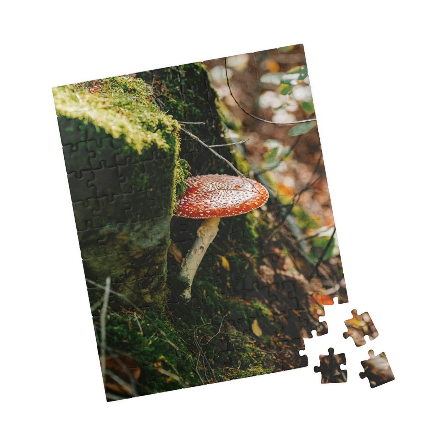 Beautiful Single Mushroom Puzzle - 110 to 1014 Pieces