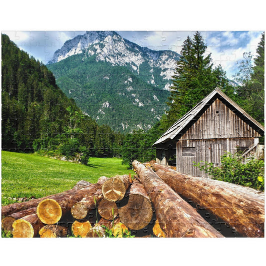 Experience the joys of the great outdoors with our Wood Cabin Mountains Puzzle. With 110-1014 pieces, this puzzle features a cozy wood cabin set against a stunning mountain backdrop. Made from high-quality materials, this puzzle is a perfect addition to any puzzle enthusiast's collection.