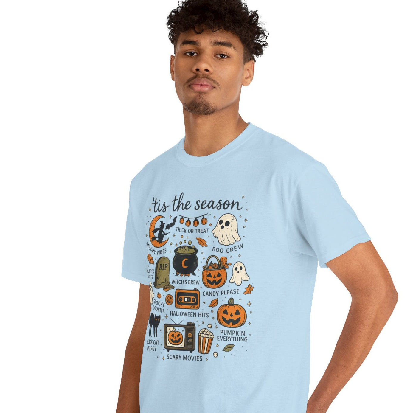 'Tis the Season Halloween Comfortable Cotton T-Shirt