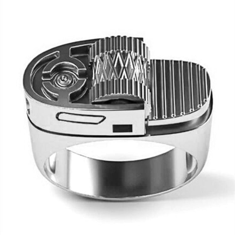 Stay one step ahead of the elements with this stylish European Ring Style Lighter. Make a statement with the perfect accessory for your outdoor adventures. Its sleek design and practicality are a perfect combination of modern style and convenience. Enjoy a camping trip or backyard BBQ with friends knowing you've got it all covered.