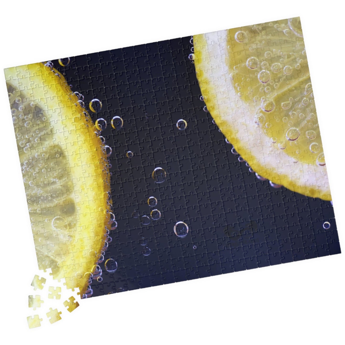 Indulge in a burst of citrus with our Bubbly Lemon Slices Puzzle! With 110 to 1014 pieces, this puzzle will challenge your mind and relax your soul. Perfect for puzzle lovers, the vibrant lemon slices will brighten up any room. Bring home a slice of joy today!