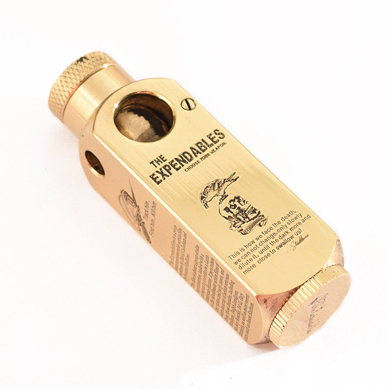 This Heavy Duty Brass Laser Engraved Lighter is perfect for starting a fire in emergency situations. It is the perfect combination of durability and convenience with its brass frame and laser-etched design.