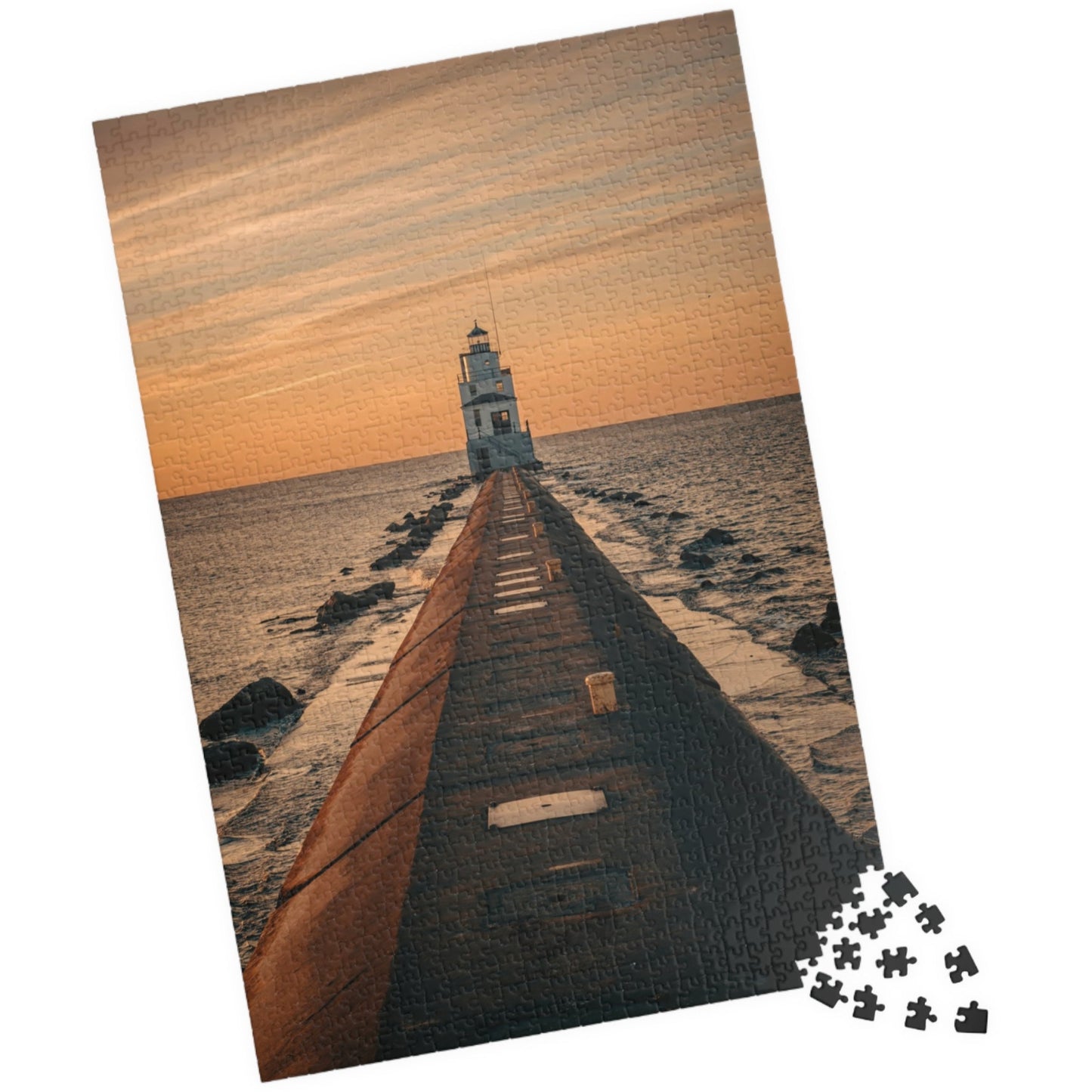 Create a serene and meditative atmosphere with our Light House Pathway Puzzle. Each piece is carefully crafted to fit together, revealing a stunning lighthouse pathway scene. With 110 to 1014 pieces, this premium puzzle will provide hours of relaxation and satisfaction. Perfect for puzzle enthusiasts and art lovers alike.