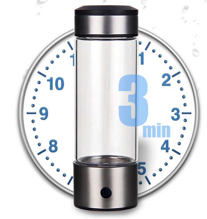 Boost your hydration game with our Hydrogen Alkaline Ionizer Water Bottle! This innovative bottle not only provides clean and pure drinking water, but it also infuses it with hydrogen, promoting better hydration and overall health.