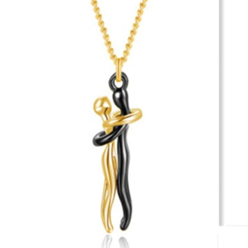 Give the gift of love this Valentine's Day with our Lovers Hugging Clavicle Necklaces! These unique necklaces represent the powerful love between two people and are the perfect token of affection for your special someone. Show your passion and devotion with this heartfelt gift.
